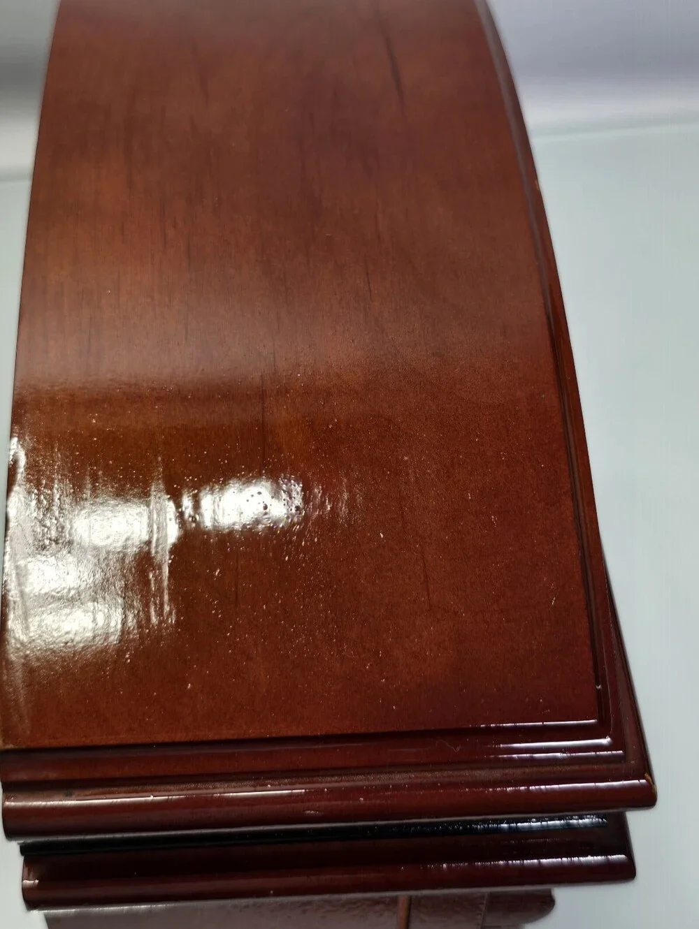 Bulova Quartz Westminster Chime Mantel Clock Wood Case Tested Working Vintage
